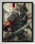 Japanese Wolf Samurai