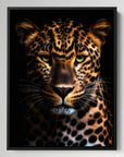 Leopard Black Portrait