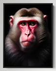 Macaque Black Portrait