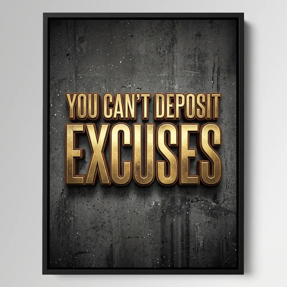 No Excuses Mindset
