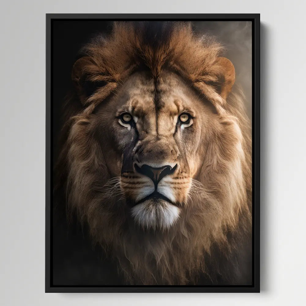 Serious Lion Face
