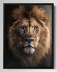 Serious Lion Face