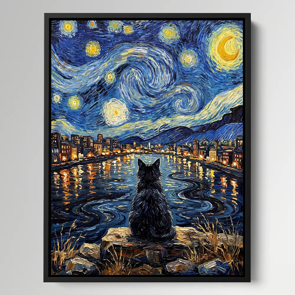 Starry Night Cat