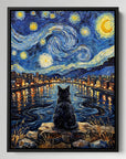 Starry Night Cat
