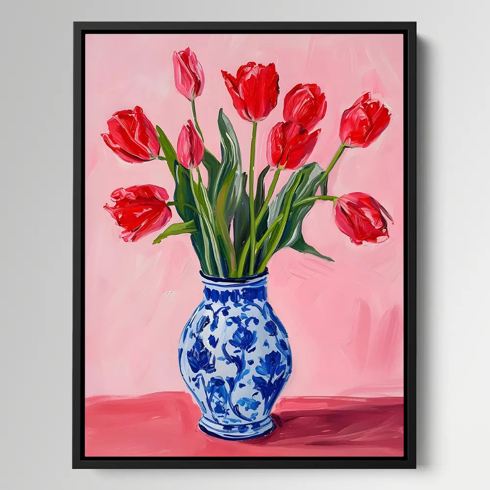 Tulips In Vase
