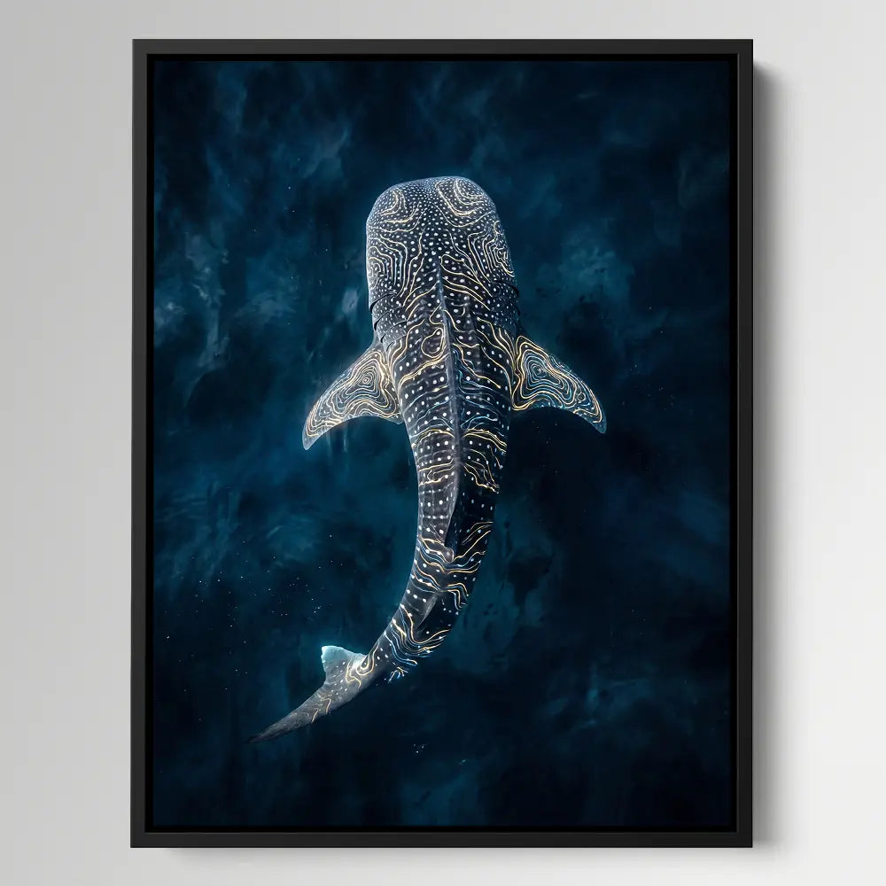 Whale Glowing Water