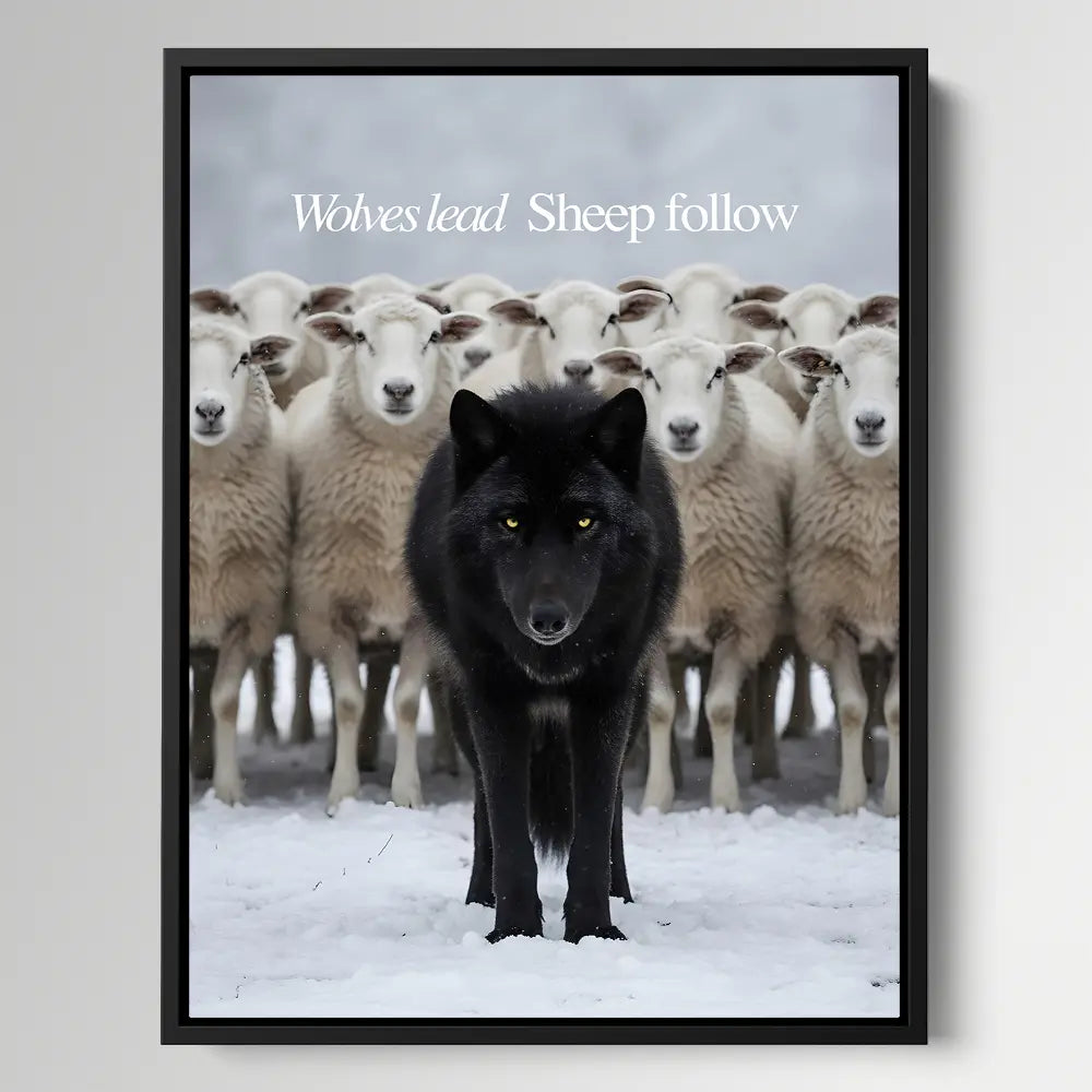 Wolves Lead Sheep Follow