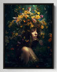 Woman Floral Head