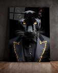 Black Leopard Suit