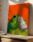 Frog Drinking Monster