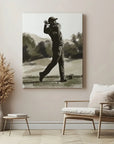 Golf Player Drawing